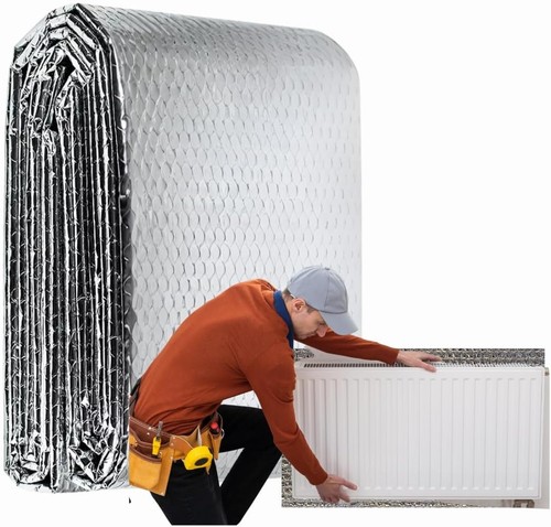 Reflective radiator foil - radiator,