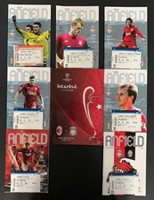 LIVERPOOL - Istanbul 2004/2005 - All home programmes with Tickets + the Final!
