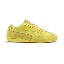 PUMA Scuderia Ferrari Hp Speedcat Lace Up  Mens Yellow Sneakers Casual Shoes 308