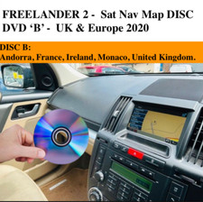LAND ROVER FREELANDER 2 -  Sat Nav Map DISC Update -  DVD UK & Europe 2020