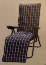 Brand new ARUBA BLOOM METAL Sun Lounger c/w Cushion, still sealed In the plastic