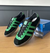ADIDAS LONDON 2024 CITY BLACK GREEN SUEDE IE0826 - SIZE UK 9 - BNWT & BOXED