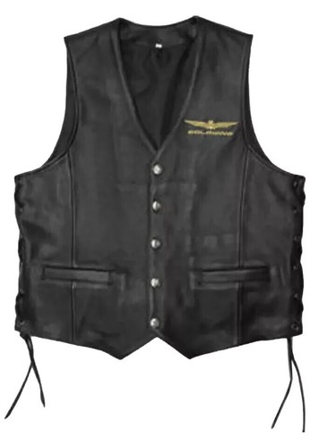 Men black leather goldwing - men's,