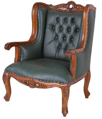 Chesterfield green mahogany - green,