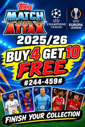 Match attax 2025 - 4, get