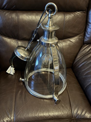 Chrome and glass - chrome, lantern
