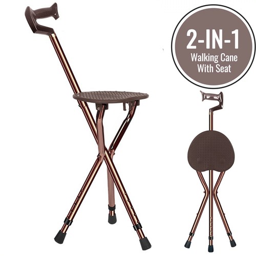Folding portable walking stick - portable,