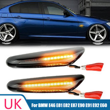 Fits for BMW E46 E81 E82 E87 E90 E91 E92 E60 LED Side Indicator Repeater Lights 
