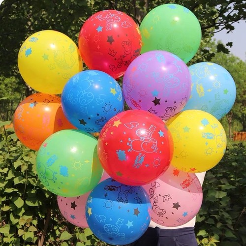 12pcs peppa pig balloons - 6/12pcs,