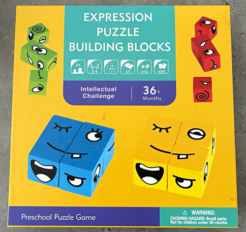 Wooden expression puzzle - expression,