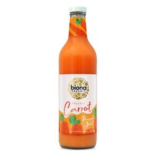 Biona Organic Carrot Juice 750ml Pack of 6 - Immediately Pressed After Harves...