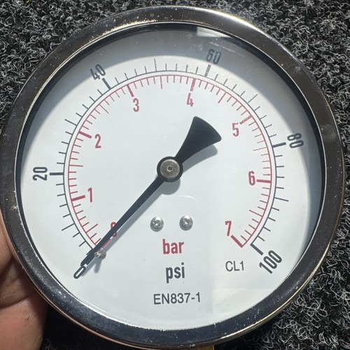 100mm dry pressure - 100mm, gauge,
