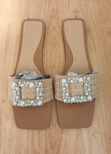 Zara cream brown - cream, sandals