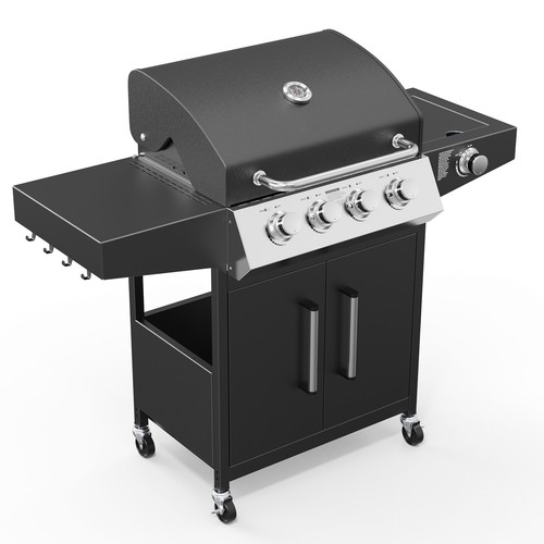 Burner gas bbq grill large - grill,