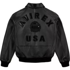 Men Black Avirex Real Soft