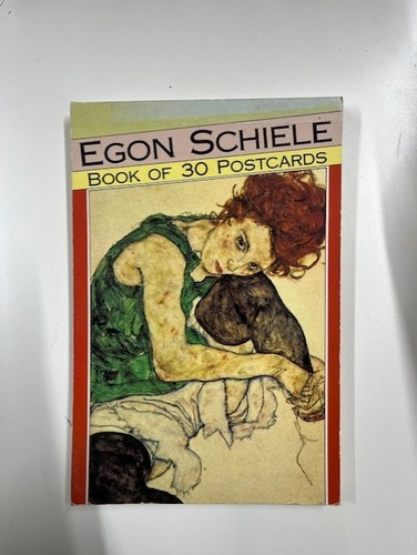 1993 egon schiele postcard - egon,