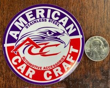 American Car Craft Co. STICKER