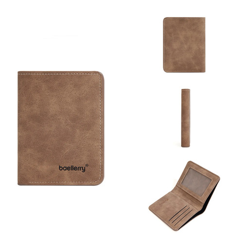 Men sanded leather bifold - men's,