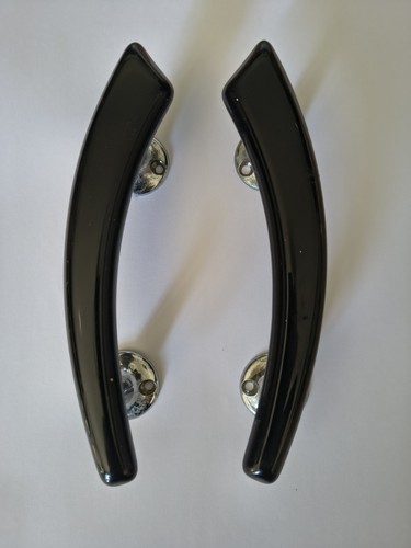 Vintage 50s black acrylic door - 50s,