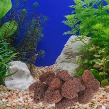 1 Bag of Aquariums Volcanic Rocks Fish Tank Water Ornament Filter Material
