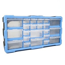 22 Drawer DIY Storage Organiser Unit Workshop Garage Shed Tools Screws Tool Box