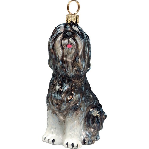 Polish lowland sheepdog glass - lowland,