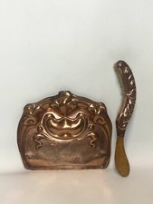 Antique Crumb Tray & Brush -