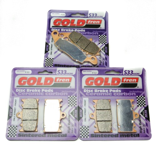 Goldfren s33 brake pads front - goldfren,