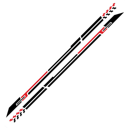 Side body stripes racing - body,