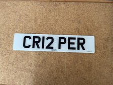 cherished number plates  Ready for Transfer DVLA Fee Paid CRISPER