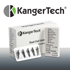 Genuine Kanger Tech Dual Coils 5-pack