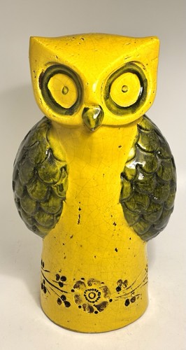 Vintage bitossi owl statue - vintage,