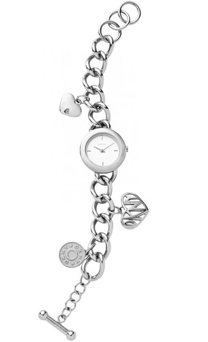 New dkny silver tone chain - new,