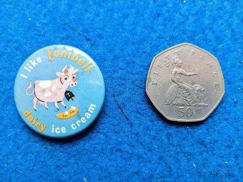 Tonibell ice cream pin badge - tonibell,