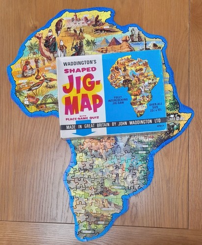 Africa waddington jig - jig, map