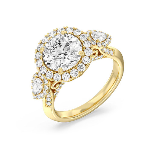 Diamond ring wedding gold lab - diamond,