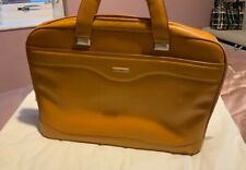 Tumi Leather Laptop Briefcase Formula T Collection 2947T Brown Leather Rare Mint