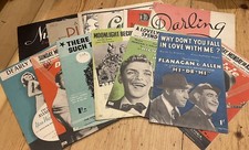 Job lot 30’s 40’s Vintage Sheet Music BING  CROSBY,  SINATRA, FRED ASTAIRE X 14