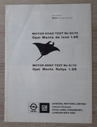 Opel manta luxe - manta, &