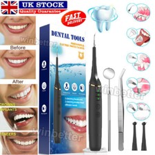 Ultrasonic Tartar Scaler Scraper Electric Dental Calculus Remover Tooth Cleaner