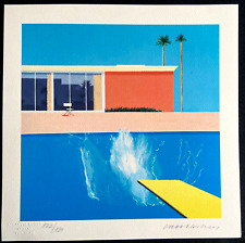 David Hockney Lithograph COA