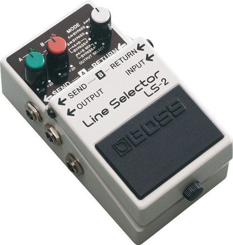 Boss line selector pedal - line,