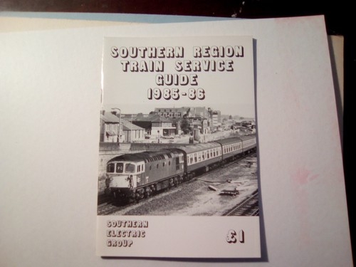Southern region train service - train,