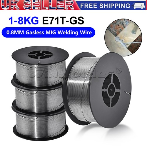 Flux cored 8kg 8mm gasless - cored, 1-8kg