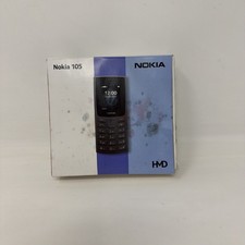 Nokia 105 - Black (Unlocked) Mobile Phone (Dual SIM)