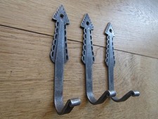 Rustic iron blacksmith hook
