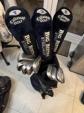 Calloway Big Bertha X-12 Irons 3-LW, Woods 3/5/D, Bag Inc Cover + Strap