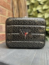 GUESS Travel Bag. Unisex Toiletry Bag. Guess Logo. Hard Back & Front. Vanity Bag