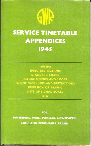 Gwr service timetable - gwr,