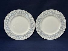 WEDGWOOD DOLPHINS 10 3/4" DINNER PLATES X 2 VERY GOOD CONDITION